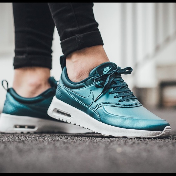 Nike Shoes - Nike Air Max Thea SE 'Metallic Dark Sea' teal blue running sneakers 873296